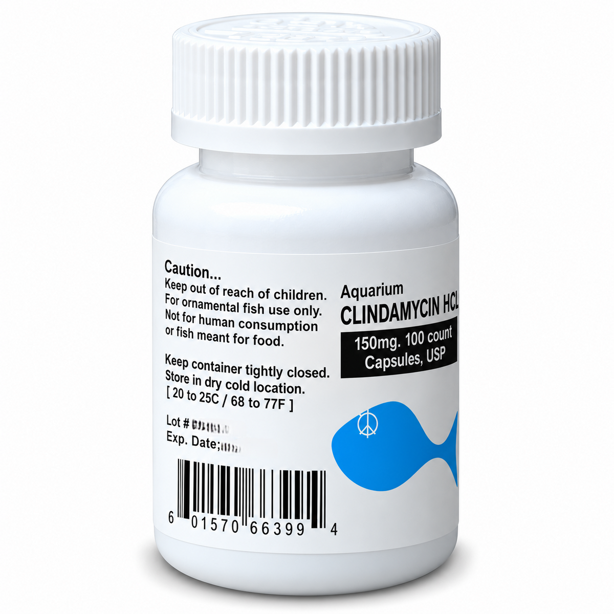 Fish Aquarium Clindamycin 150 mg – 100 Capsules