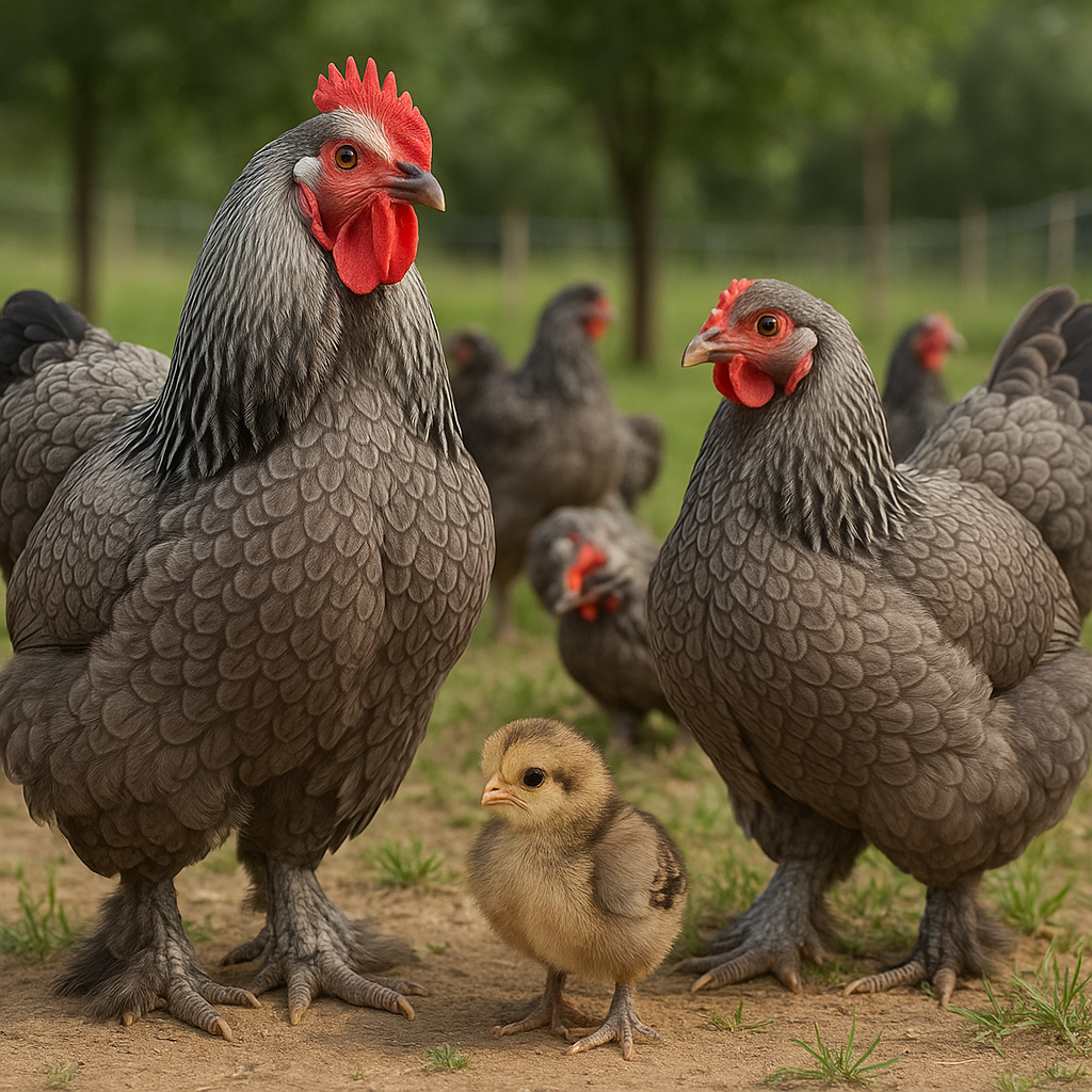 Dark Brahma Small Flock - AI-generated placeholder image