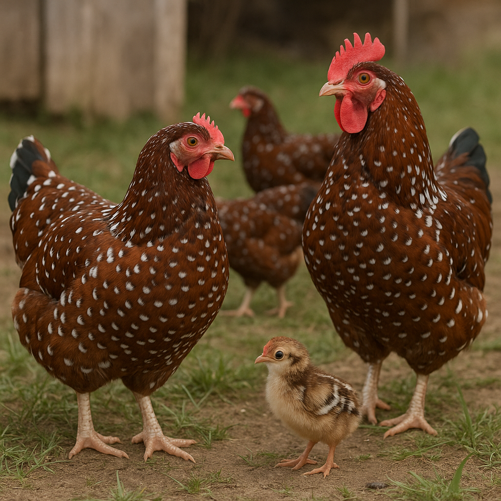 Speckled Sussex Small Flock - AI-generated placeholder image