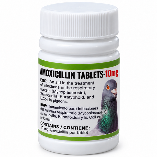 Amoxicillin 10mg Oral Tablets for Birds