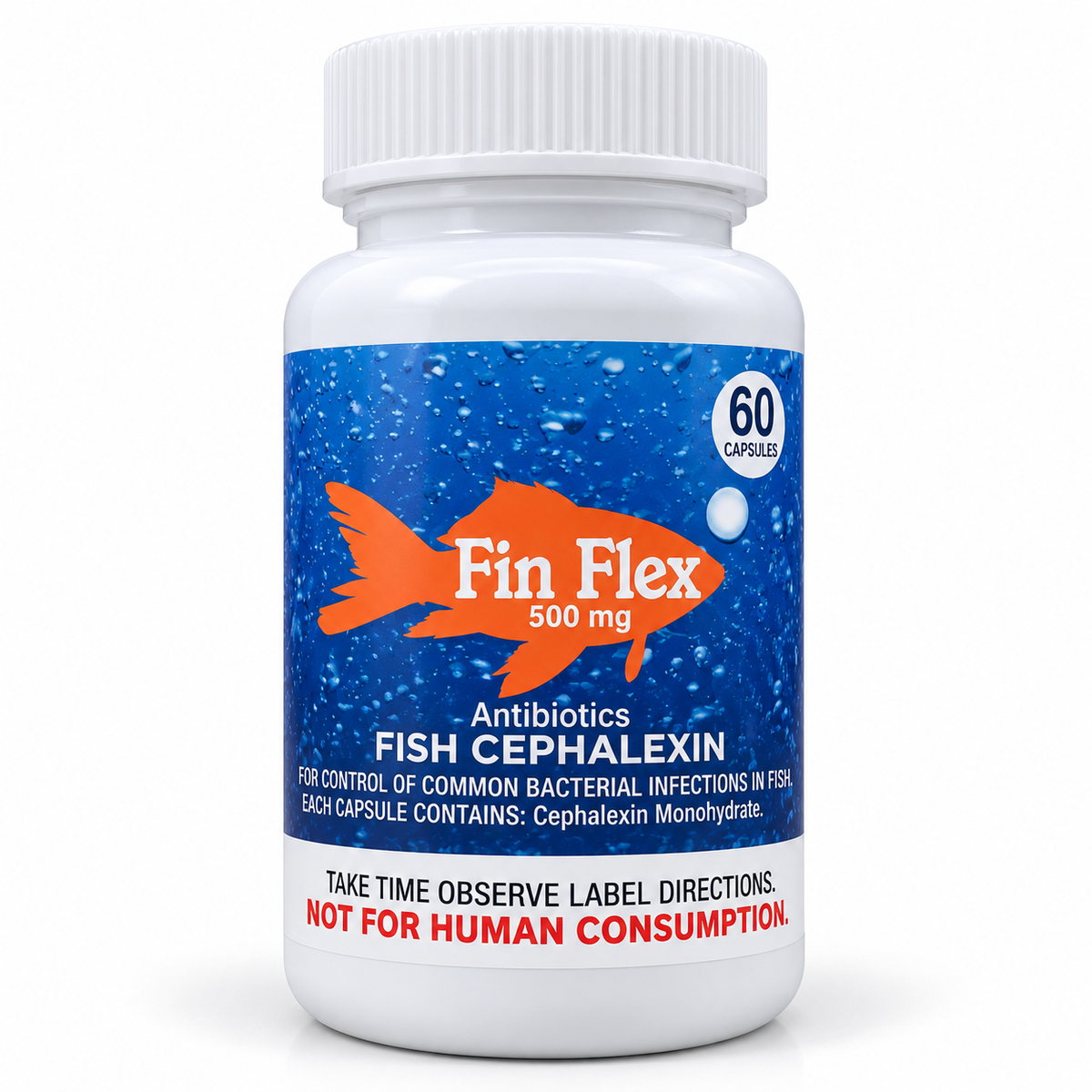 Fin Flex Cephalexin 500 mg – 60 Capsules