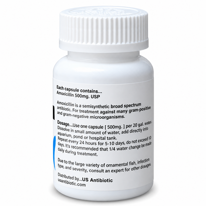 Fish Mox Amoxicillin 500 mg – 100 Capsules