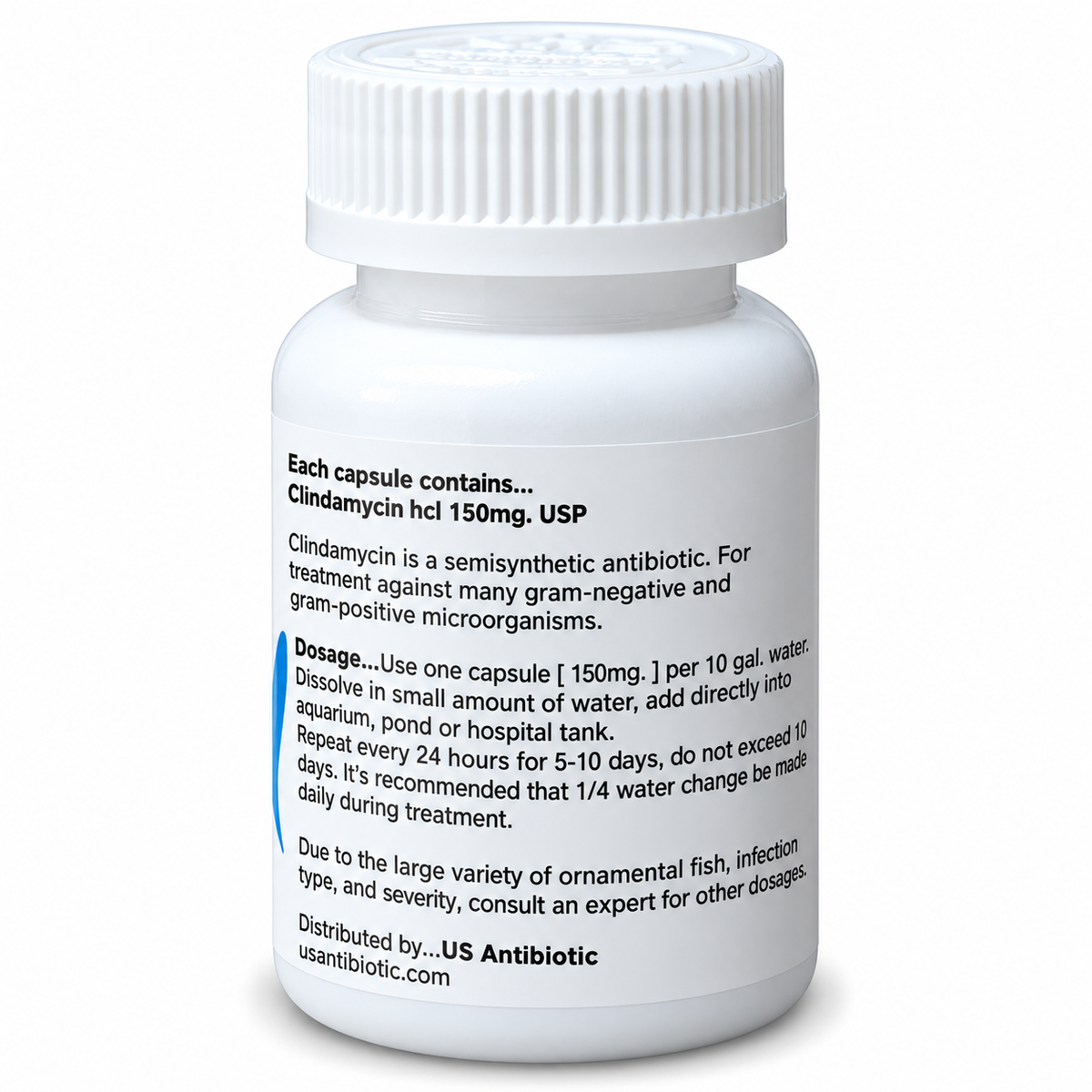 Fish Aquarium Clindamycin 150 mg – 100 Capsules