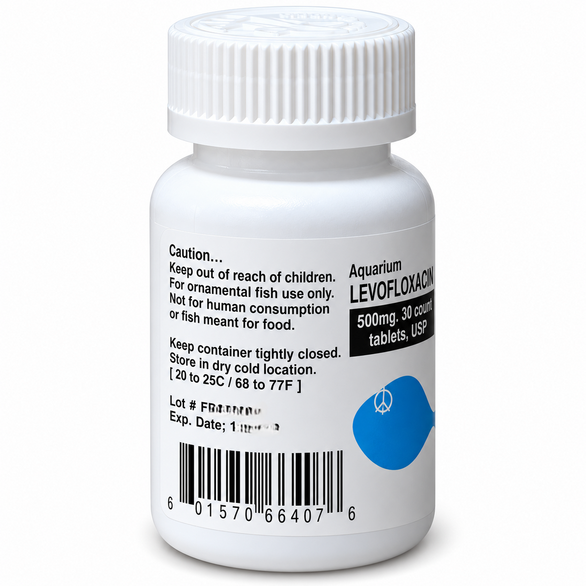 Fish Levofloxacin 500 mg – 30 Tablets