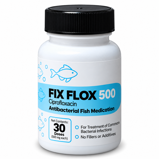 Fish Flox Ciprofloxacin 500 mg – 30 Count