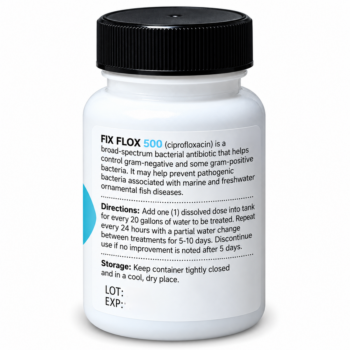 Fish Flox Ciprofloxacin 500 mg – 30 Count