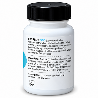 Fish Flox Ciprofloxacin 500 mg – 30 Count