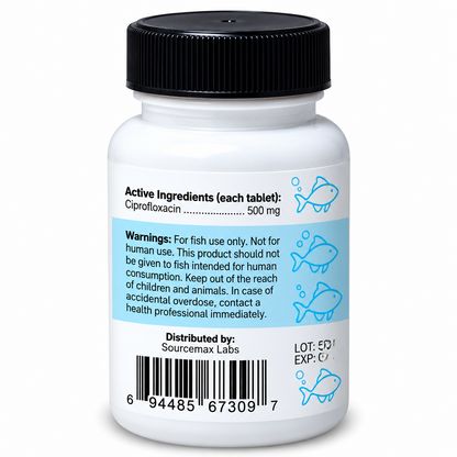 Fish Flox Ciprofloxacin 500 mg – 30 Count