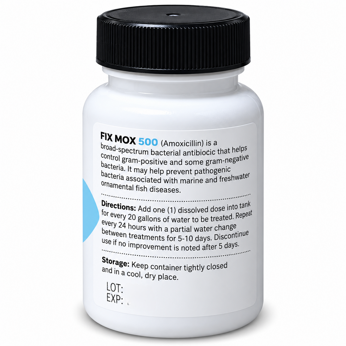 Fish Mox Amoxicillin 500 mg – 30 Capsules
