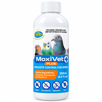 Vetafarm MoxiVet Plus – Moxidectin + Praziquantel – 250 mL