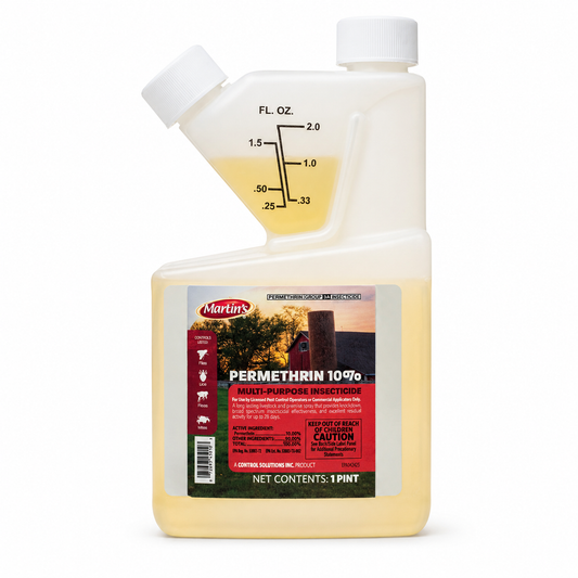 Martin's Permethrin 10% Multi-Purpose Insecticide, 16 fl oz bottle – front product image