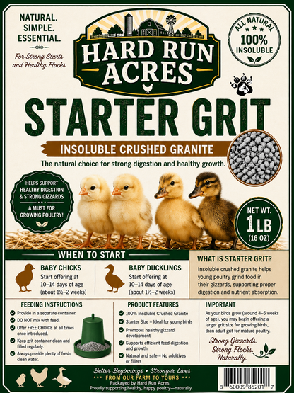 Starter Grit - Chicks/Ducklings