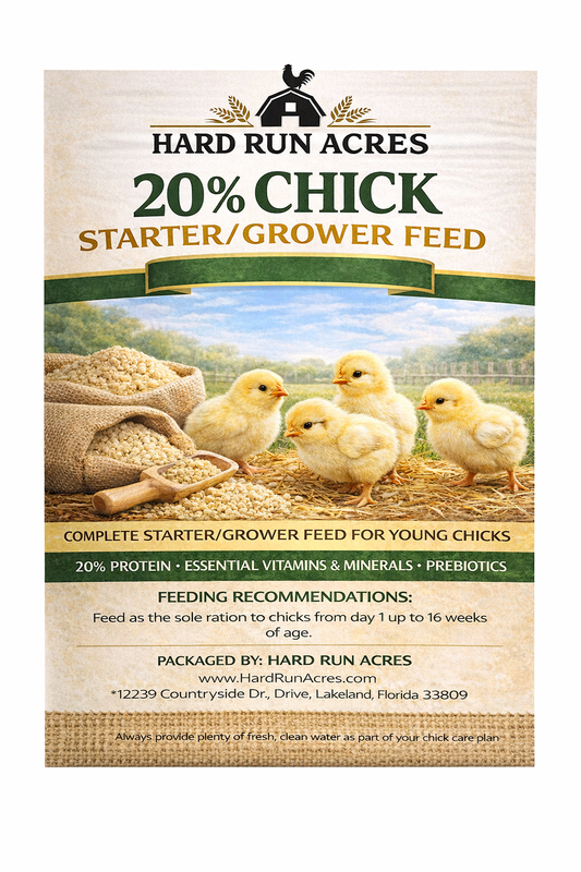2 LBS of 20% Chick Starter Feed