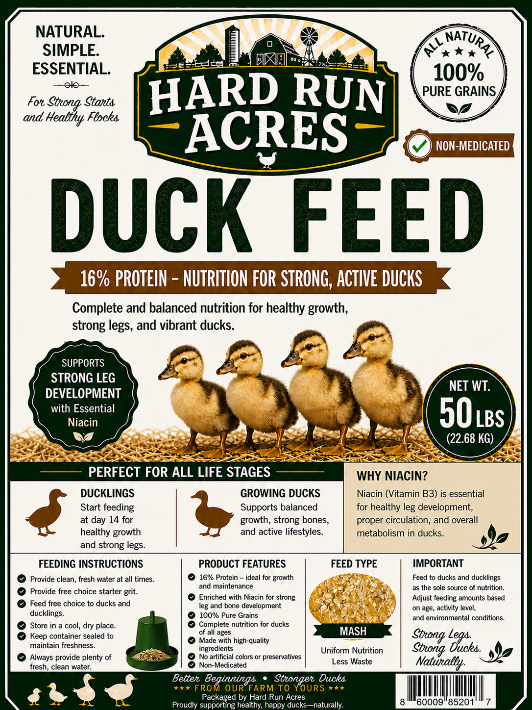 16% Duck Feed