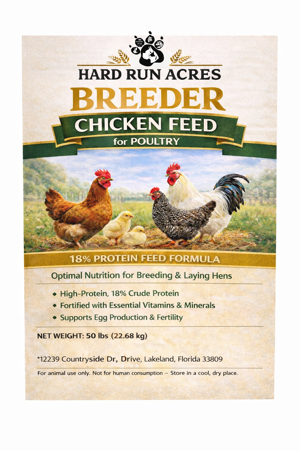 18% Breeder Poultry Feed