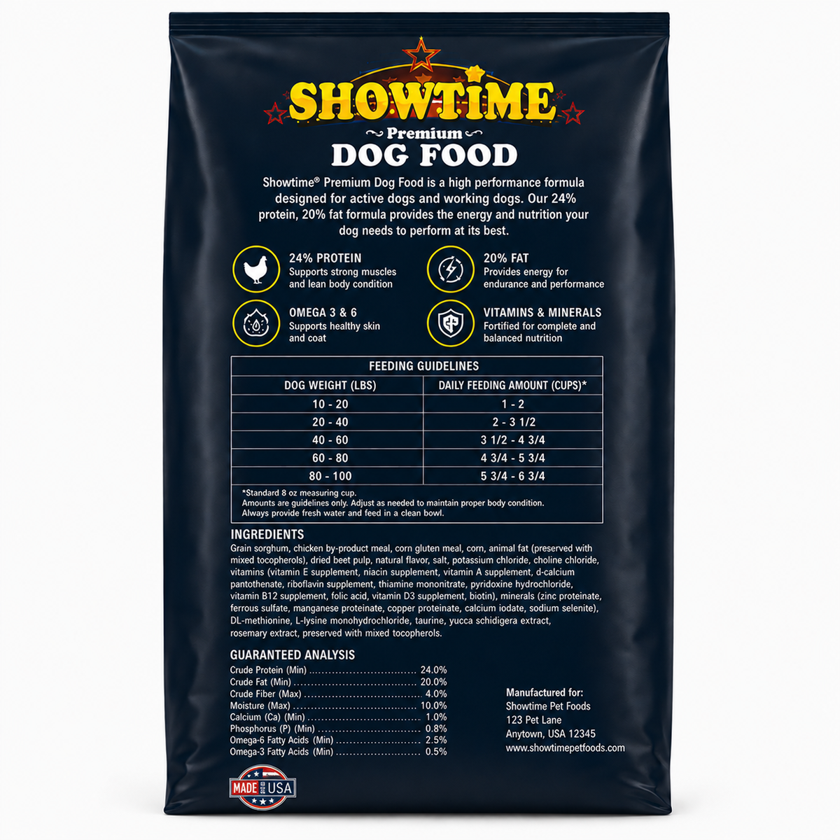 Showtime 24% Dog Food