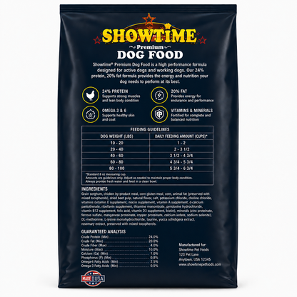 Showtime 24% Dog Food