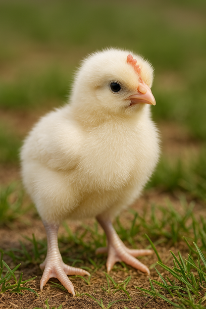 American Bresse Day-Old Chick - AI-generated placeholder image