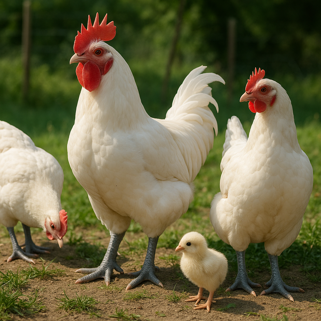 American Bresse Small Flock - AI-generated placeholder image