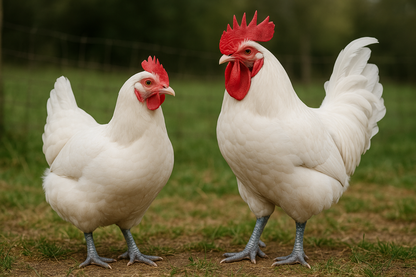 American Bresse Hen & Rooster - AI-generated placeholder image