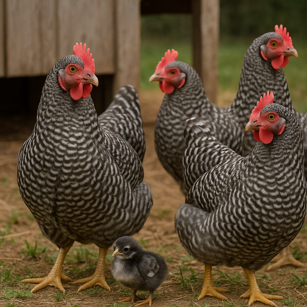Barred Rock Small Flock - AI-generated placeholder image