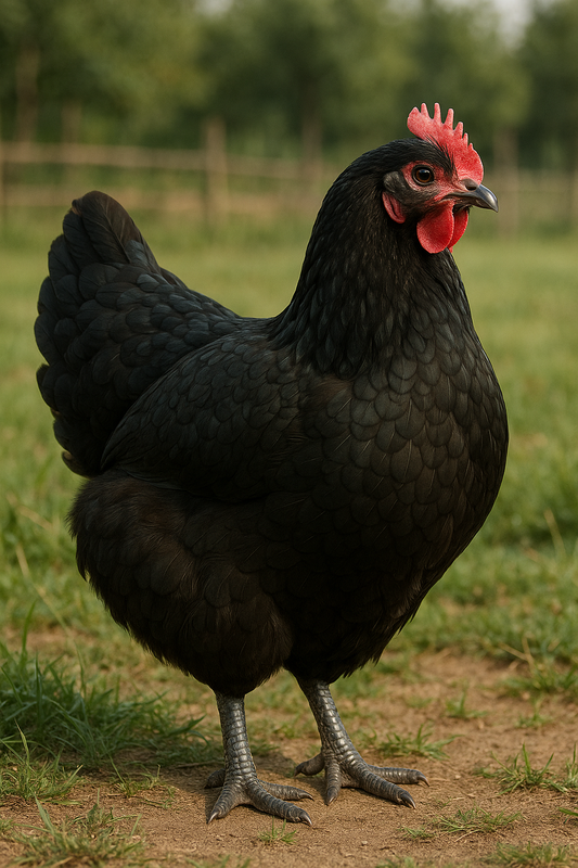 Black Australorp Hen - AI-generated placeholder image