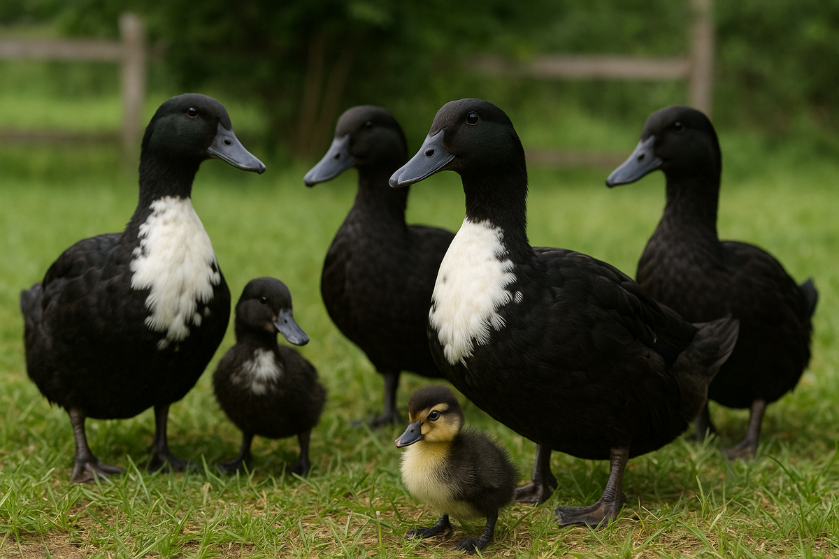 Black Swedish Small Flock - AI-generated placeholder image