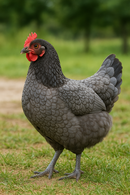Blue Rock Hen - AI-generated placeholder image