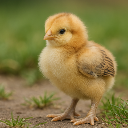 Buff Brahma Day-Old Chick - AI-generated placeholder image