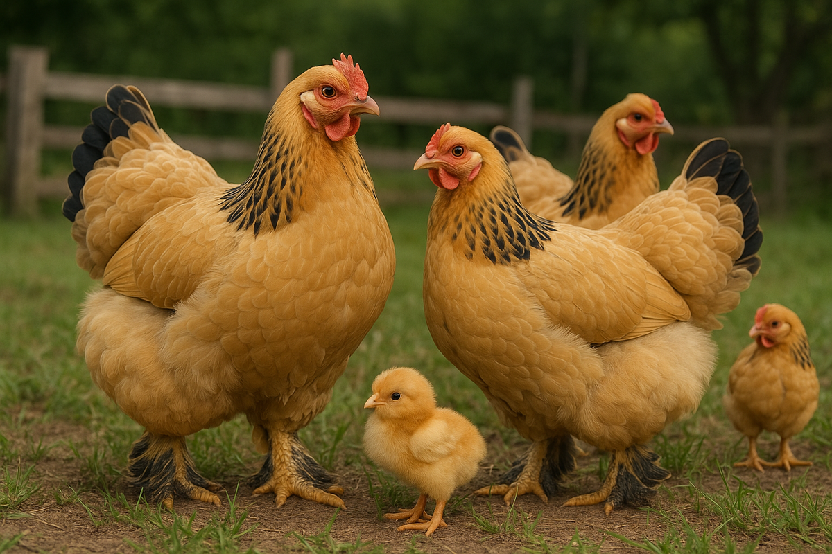 Buff Brahma Small Flock - AI-generated placeholder image