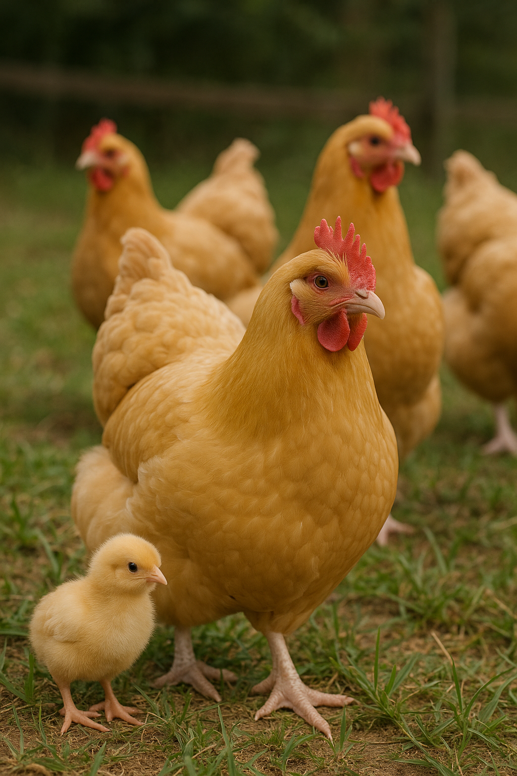 Buff Orpington Small Flock - AI-generated placeholder image