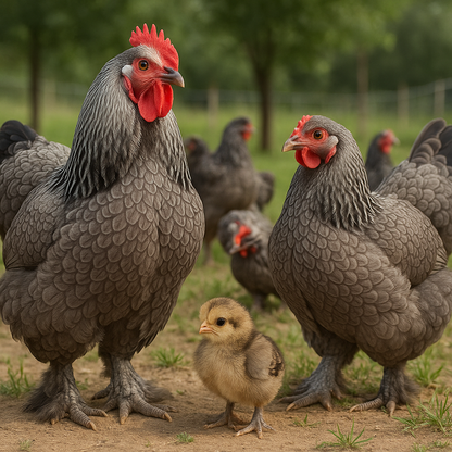 Dark Brahma Small Flock - AI-generated placeholder image