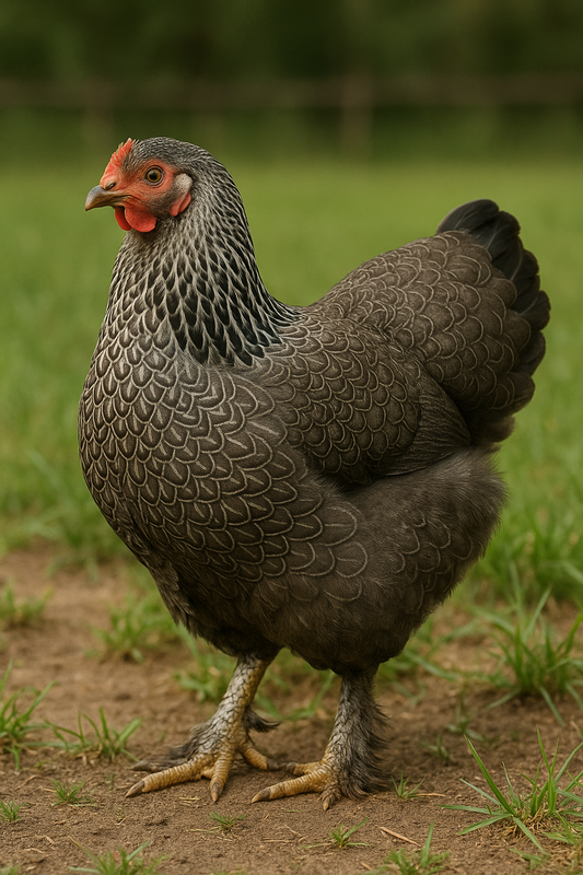 Dark Brahma Hen - AI-generated placeholder image