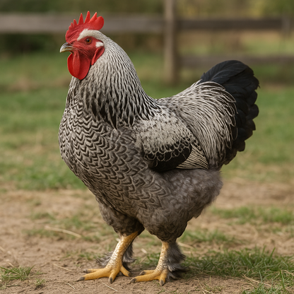 Dark Brahma Rooster - AI-generated placeholder image
