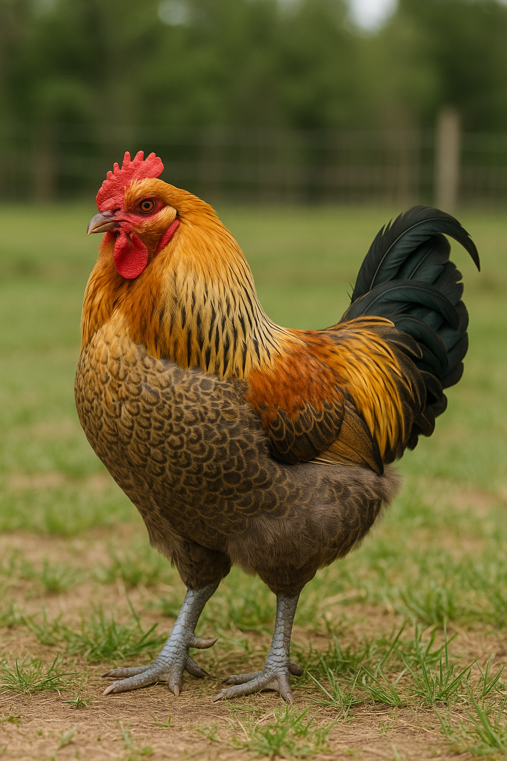 Easter Egger Rooster - AI-generated placeholder image