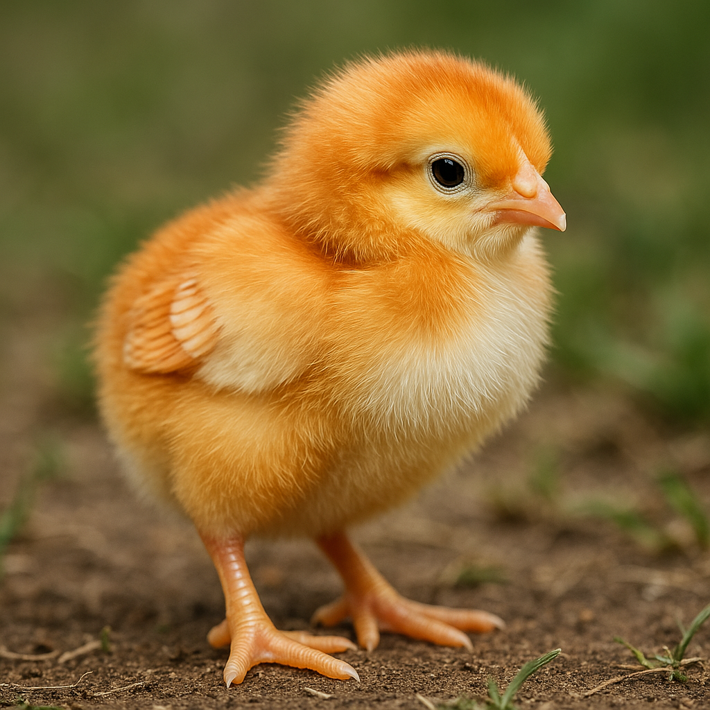 Golden Comets Day-Old Chick - AI-generated placeholder image