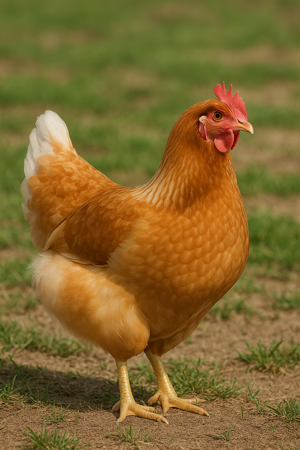 Golden Comets Hen - AI-generated placeholder image
