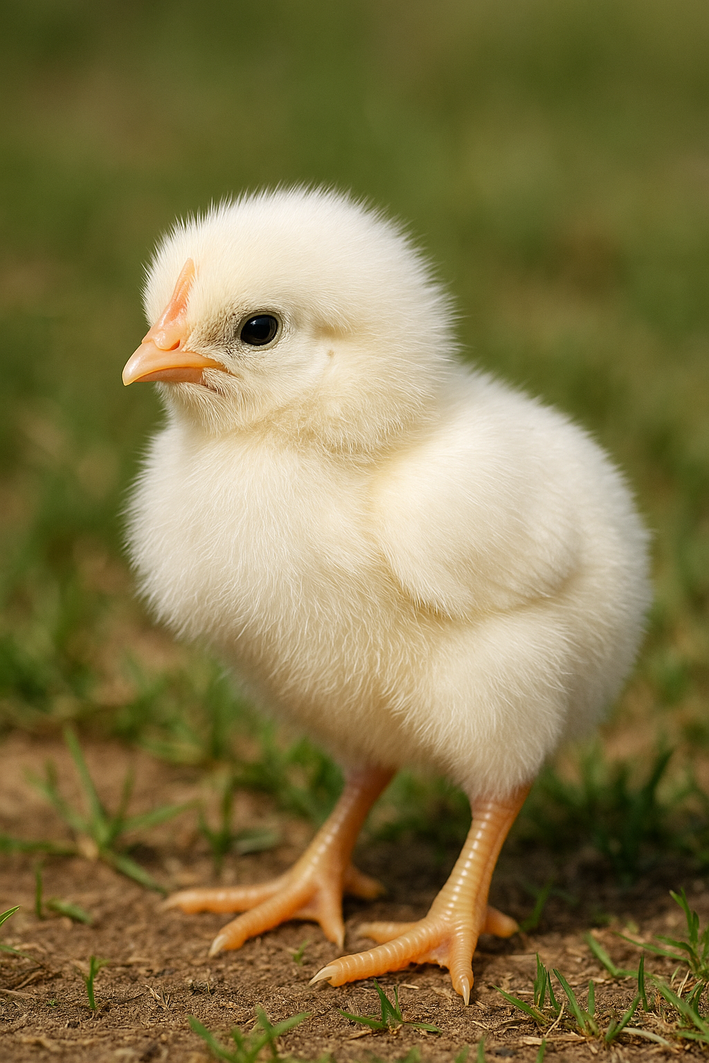 Hyline White Leghorn Day-Old Chick - AI-generated placeholder image