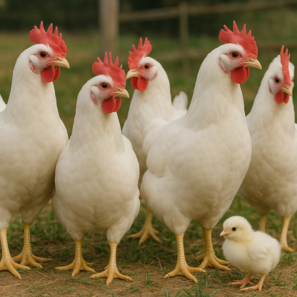 Hyline White Leghorn Small Flock - AI-generated placeholder image