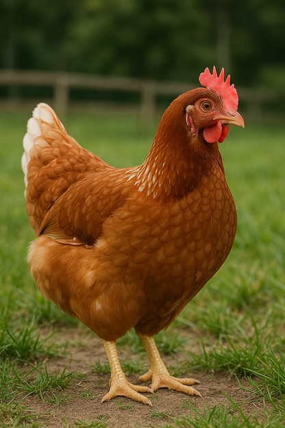 ISA Brown Hen - AI-generated placeholder image