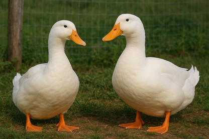 Jumbo Pekin Duck & Drake - AI-generated placeholder image
