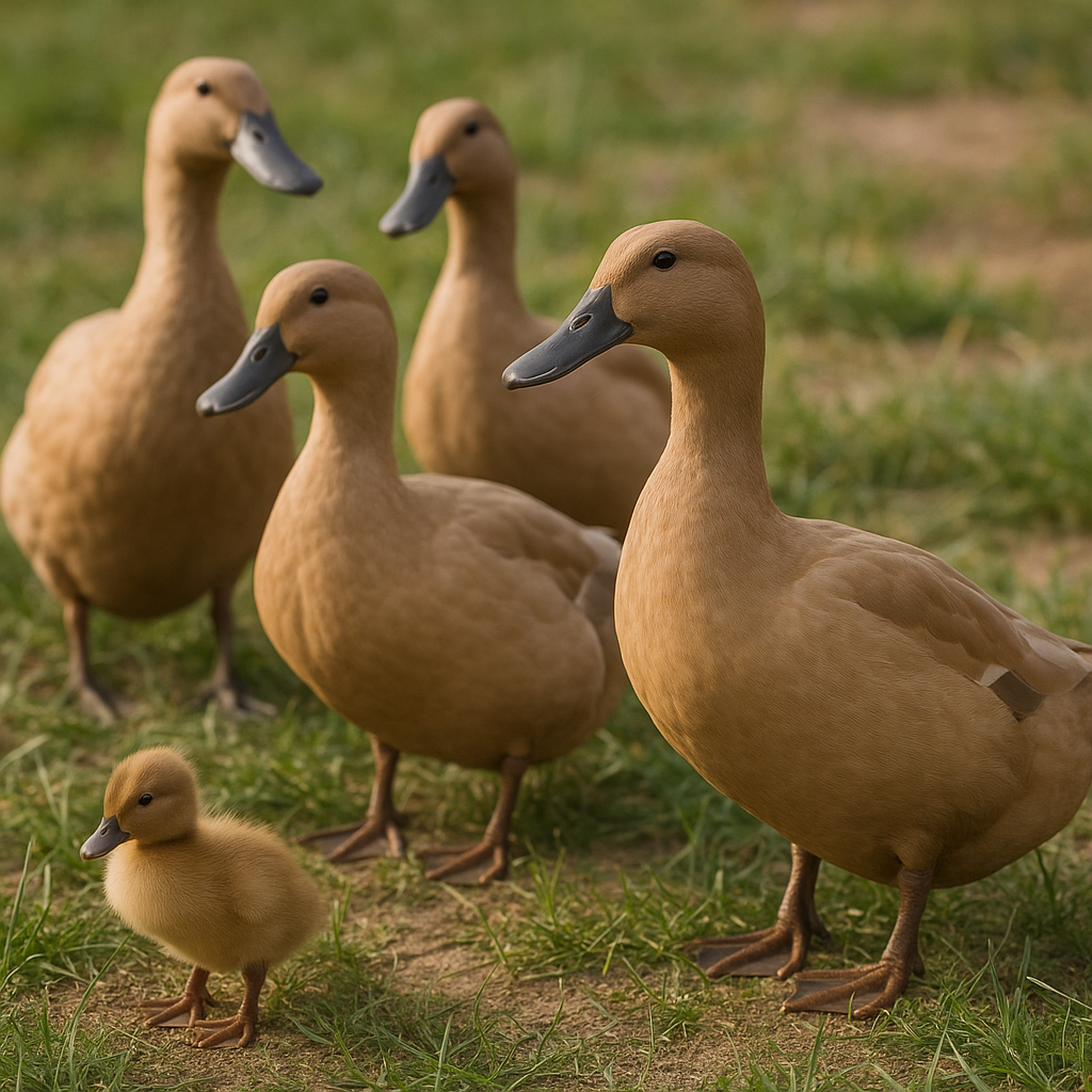Khaki Campbell Small Flock - AI-generated placeholder image