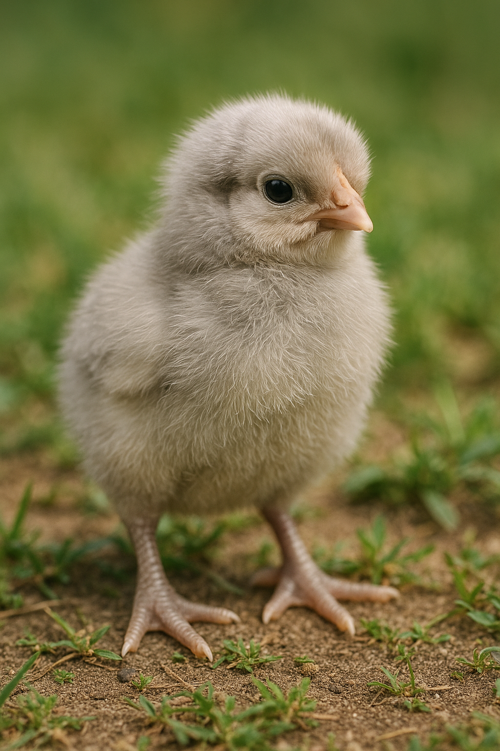 Lavender Orpington Day-Old Chick - AI-generated placeholder image