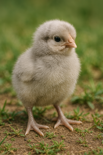Lavender Orpington Day-Old Chick - AI-generated placeholder image