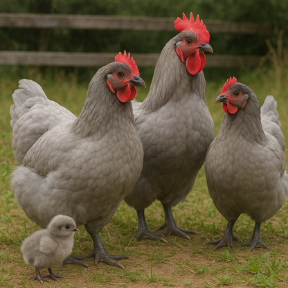 Lavender Orpington Small Flock - AI-generated placeholder image