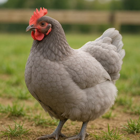 Lavender Orpington Hen - AI-generated placeholder image