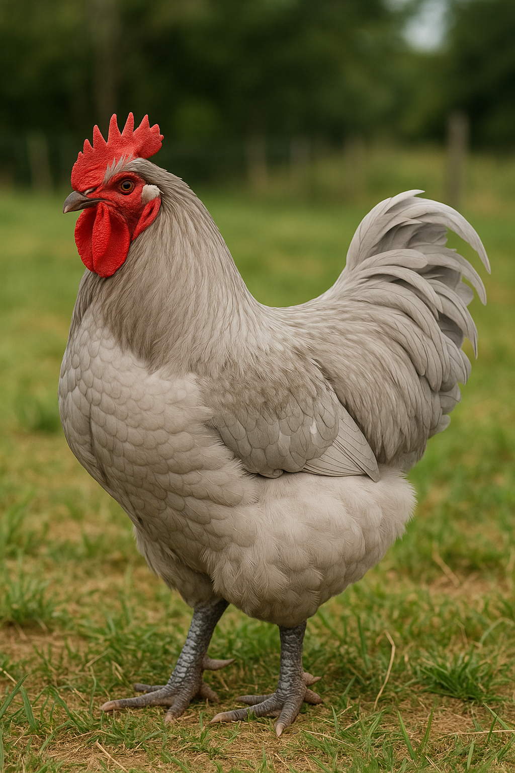 Lavender Orpington Rooster - AI-generated placeholder image