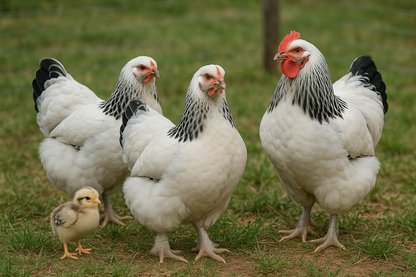 Light Brahma Small Flock - AI-generated placeholder image
