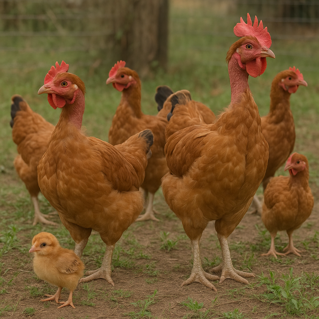 Necked Neck Small Flock - AI-generated placeholder image