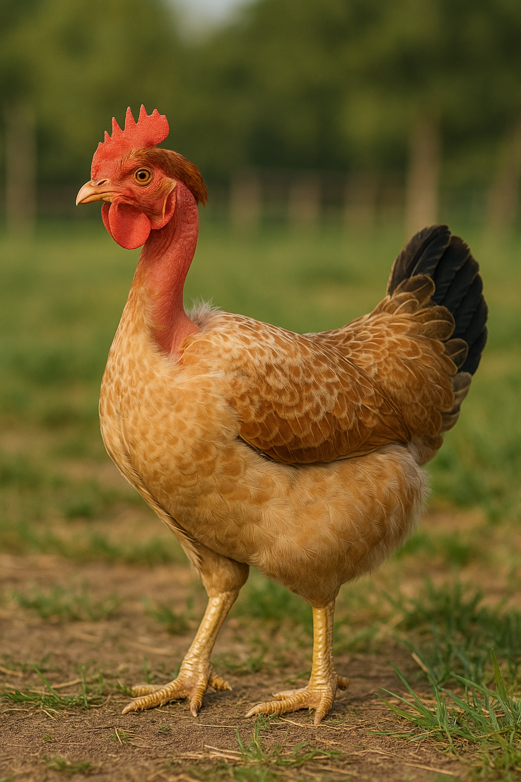 Necked Neck Hen - AI-generated placeholder image
